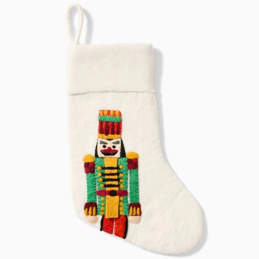 West Elm Nutcracker Christmas Stocking